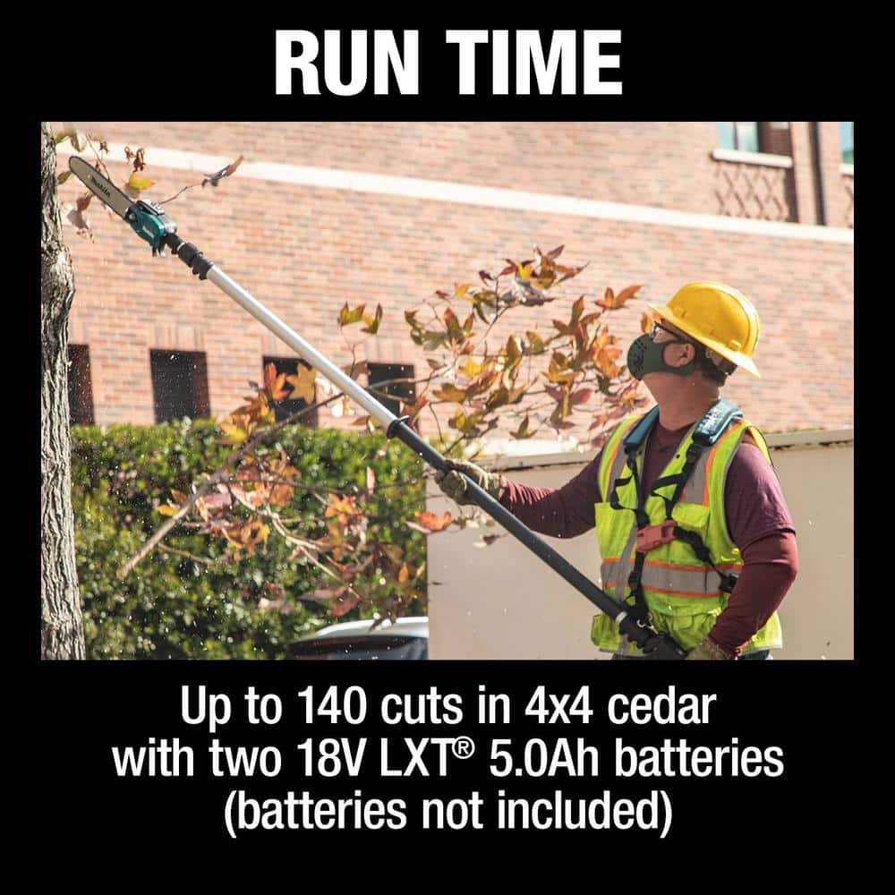 Makita LXT 18V X2 (36V) Lithium-Ion Brushless Cordless 10 in. Telescoping Pole Saw, 13 ft. L (Tool Only) XAU02ZB