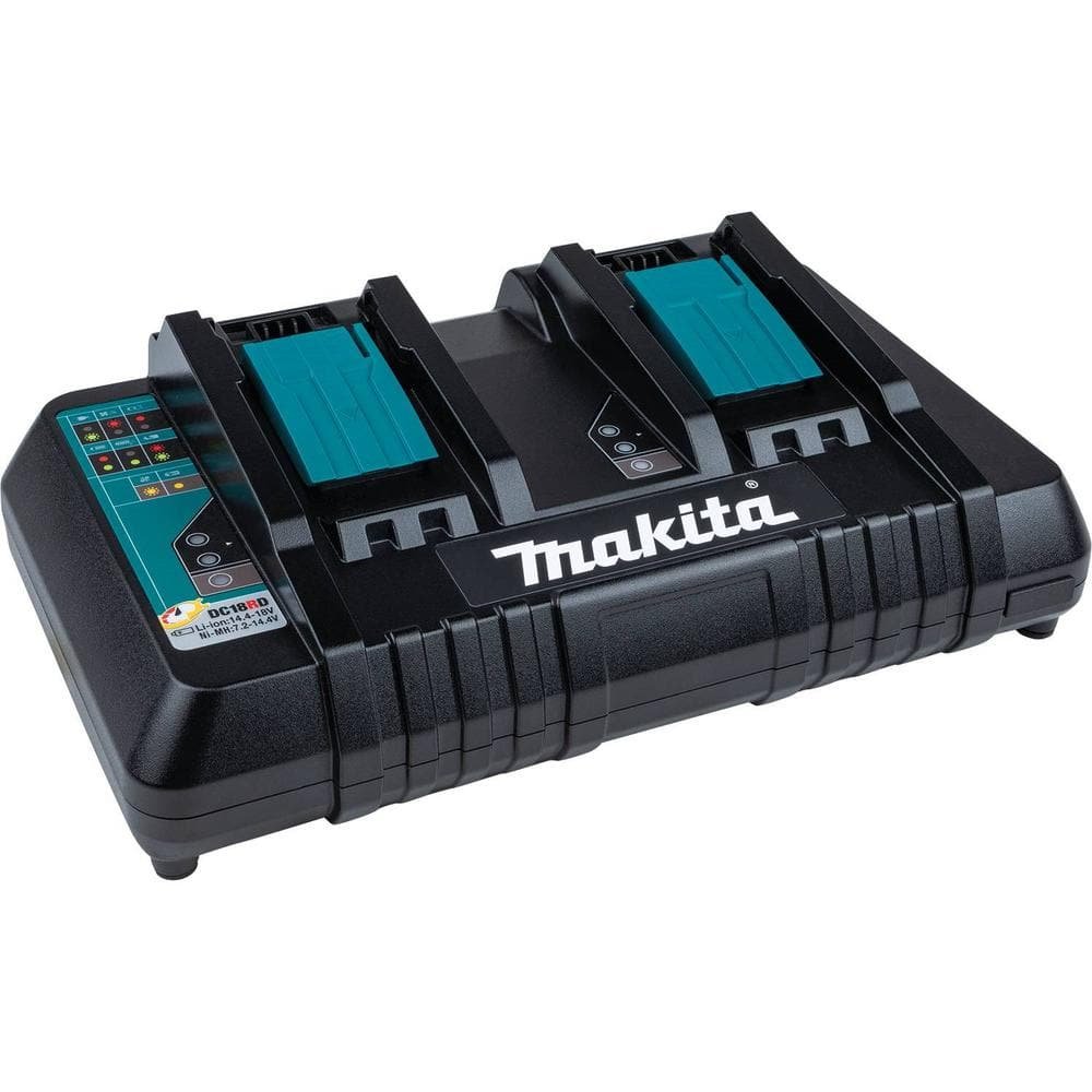 Makita 21 in. 18V X2 (36V) LXT Lithium-Ion Cordless Walk Behind Self Propelled Lawn Mower Kit with 4 Batteries (5.0 Ah) XML08PT1