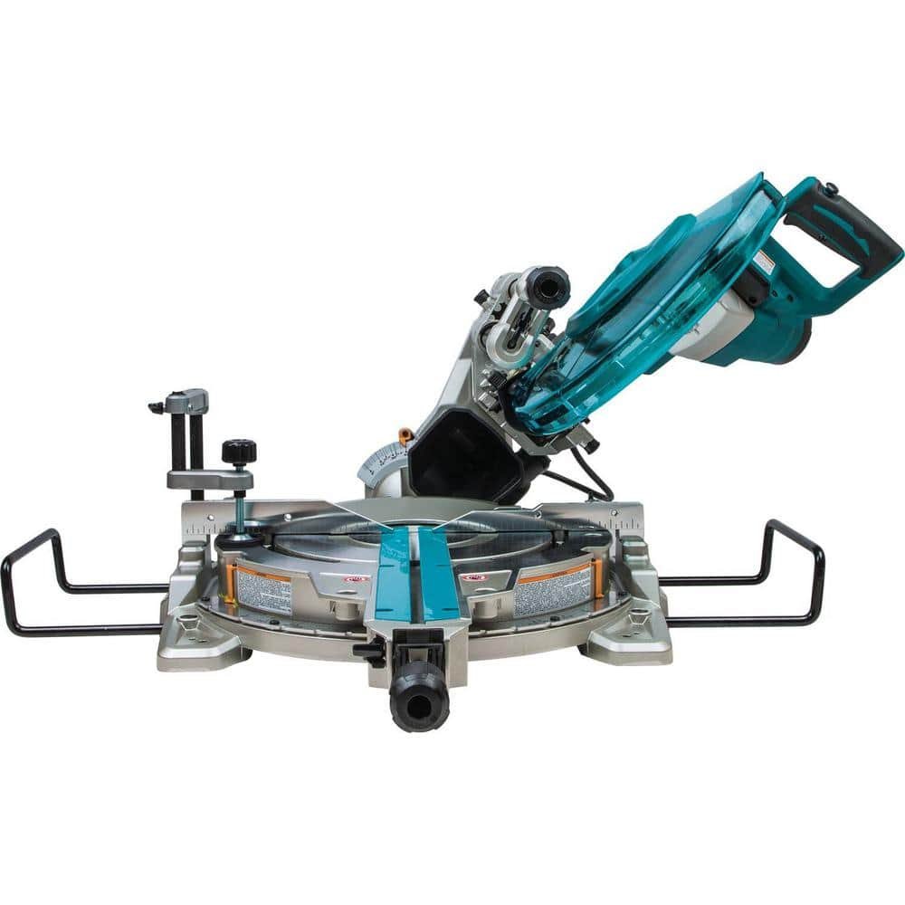 Makita 15 Amp 12 in. Dual-Bevel Sliding Compound Miter Saw with Laser and Stand LS1219LX