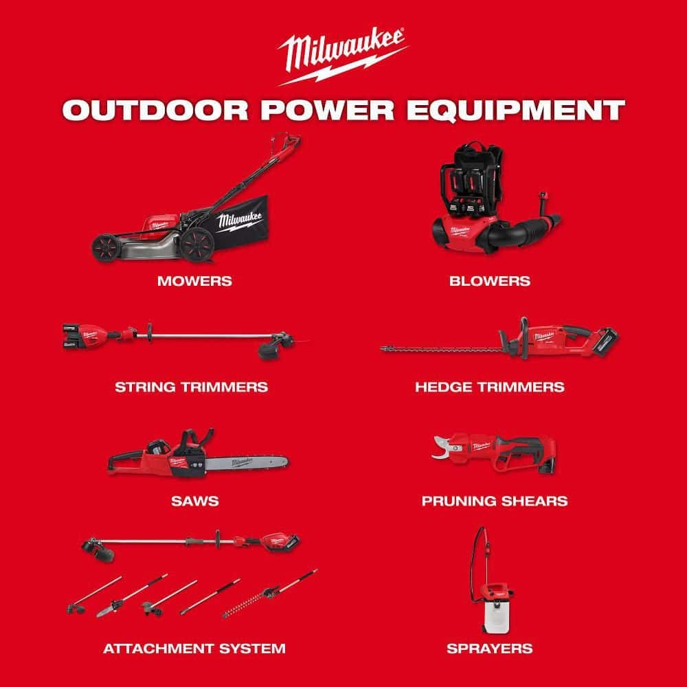 Milwaukee M18 FUEL Dual Battery 145 MPH 600 CFM 18V Brushless Cordless Blower w/ M18 14″ Chainsaw Kit, M18 FORGE Starter Kit 2824-20-2826-21T-48-59-1881