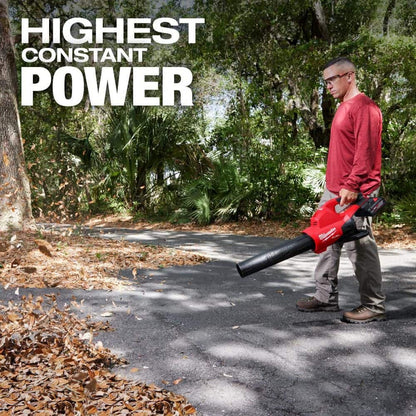 Milwaukee M18 FUEL Dual Battery 145 MPH 600 CFM 18V Brushless Cordless Battery Powered Blower w/(2) 8.0 Ah FORGE Battery, Charger 2824-20-48-59-1888