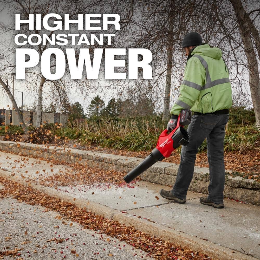 Milwaukee M18 FUEL 120 MPH 500 CFM 18V Brushless Cordless Battery Powered Blower Kit w/ String Trimmer, (2) Batteries, (2) Charger 3017-21HD-3016-21ST