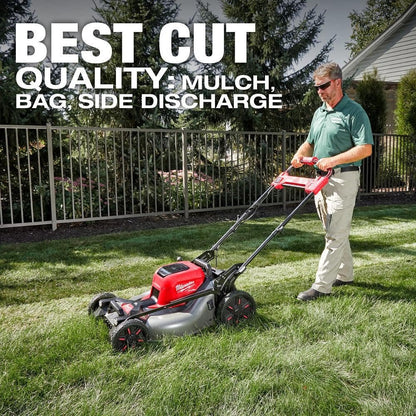 Milwaukee M18 FUEL Brushless Cordless 21 in. Walk Behind Dual Battery Self-Propelled Mower (Tool-Only) 2823-20