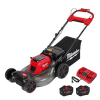 Milwaukee M18 FUEL Brushless Cordless 21 in. Walk Behind Dual Battery Self-Propelled Mower w/(2) 12.0Ah FORGE Battery and Charger 2823-22HD