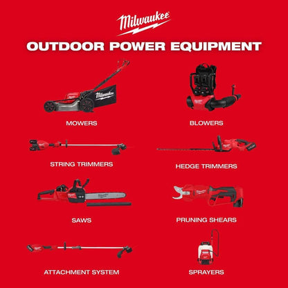 Milwaukee M18 FUEL Brushless Cordless 21 in. Walk Behind Dual Battery Self-Propelled Mower w/(2) 12.0Ah FORGE Battery and Charger 2823-22HD