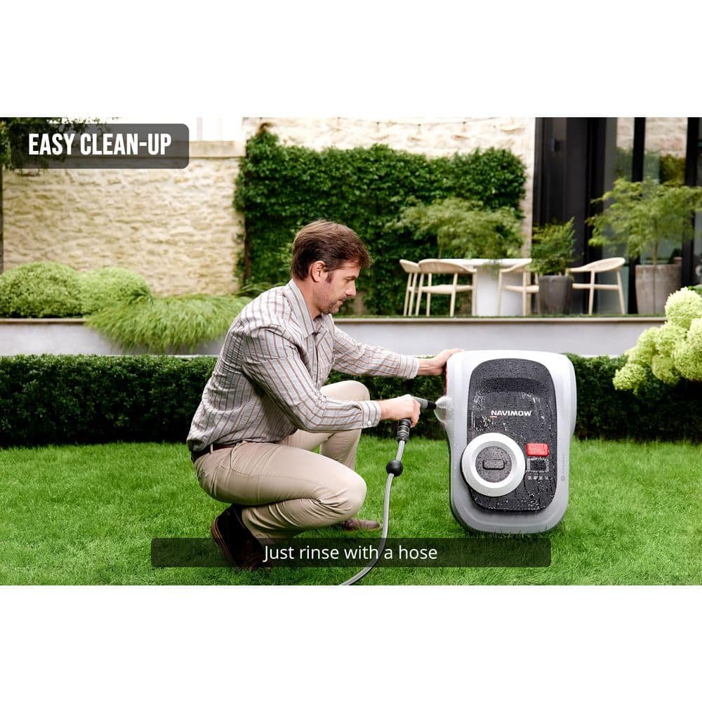 NAVIMOW i215 8.6 in. Robot Lawn Mower (1/2 Acre) LiDAR + Vision, Auto Mapping, App Control, Multi-Zone, AI Obstacle Avoidance i215 LiDAR