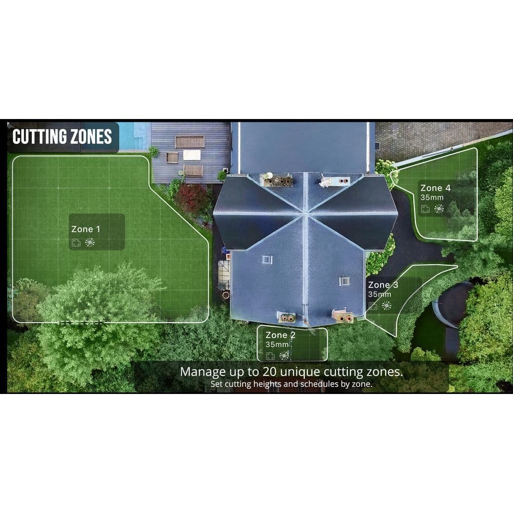 NAVIMOW i215 8.6 in. Robot Lawn Mower (1/2 Acre) LiDAR + Vision, Auto Mapping, App Control, Multi-Zone, AI Obstacle Avoidance i215 LiDAR