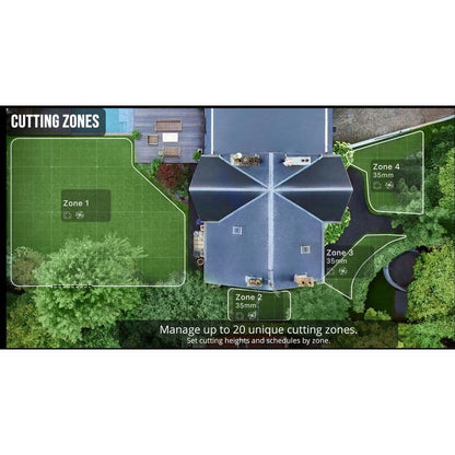 NAVIMOW i215 8.6 in. Robot Lawn Mower (1/2 Acre) LiDAR + Vision, Auto Mapping, App Control, Multi-Zone, AI Obstacle Avoidance i215 LiDAR