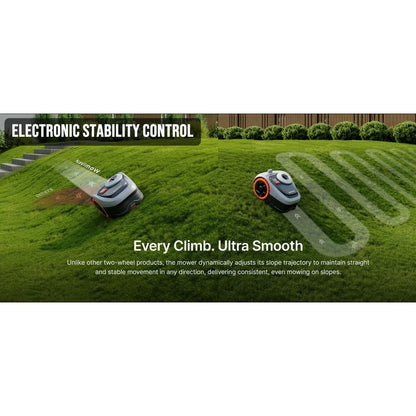 NAVIMOW i215 8.6 in. Robot Lawn Mower (1/2 Acre) LiDAR + Vision, Auto Mapping, App Control, Multi-Zone, AI Obstacle Avoidance i215 LiDAR