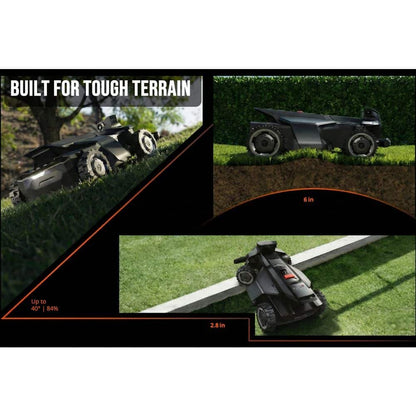 NAVIMOW X430 17 in. Robot Lawn Mower (1 Acre) Wire-Free RTK + 360 Degree Camera, AWD, Weather Adaptive, AI Obstacle Avoidance X430