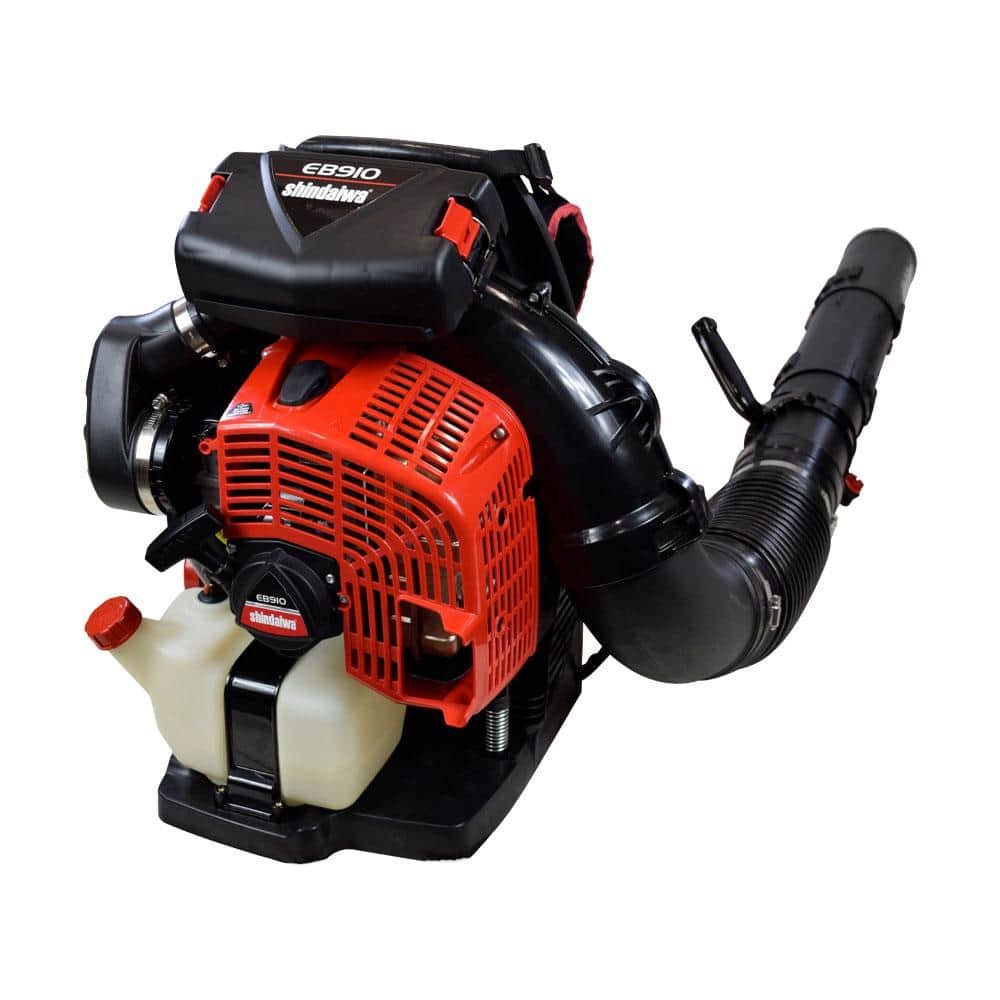 Shindaiwa 220 MPH 1110 CFM 79.9 cc Gas 2-Stroke Backpack Leaf Blower with Tube Throttle and Integrated Back Cooling Vent Fan EB910RT
