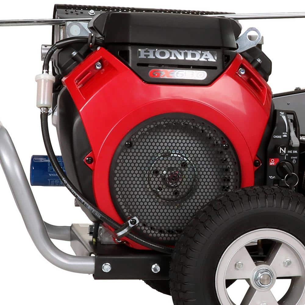 SIMPSON 5000 PSI 5.0 GPM Belt Drive Gas Pressure Washer, Honda GX690 Engine, Commercial Cold Water Power Washer WS5050H