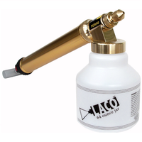 Laco TG950 Hand Pump Drywall Texture Patch Gun, 64 oz Jar, Machined Brass Body