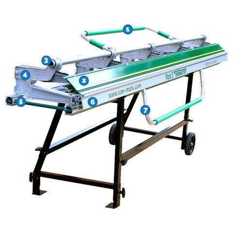 Van Mark Products Van Mark Mark II TrimMaster 10 ft. 6 in. Portable Siding Brake with 14 in. Throat Depth – TM10-S
